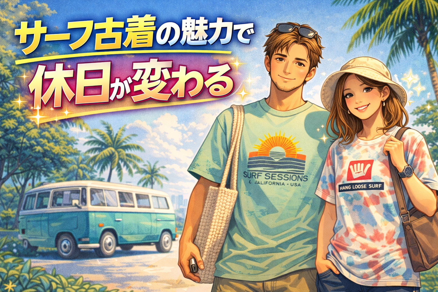 サーフ古着の魅力で休日が変わる